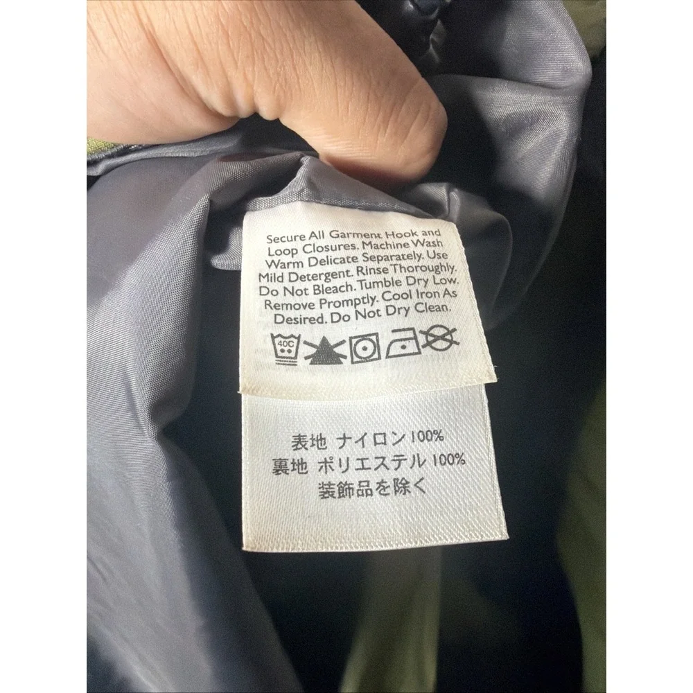 Eddie Bauer WeatherEdge Jacket Mens Large Green Olive Grey Water Resistant Coat
